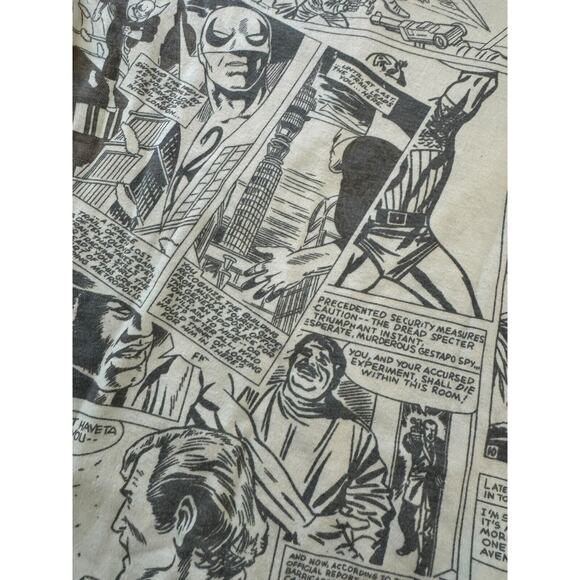 MARVEL Comics All Over Print AOP T-Shirt Kids Size M Hulk Spider-Man Batman Thor - Picture 4 of 7